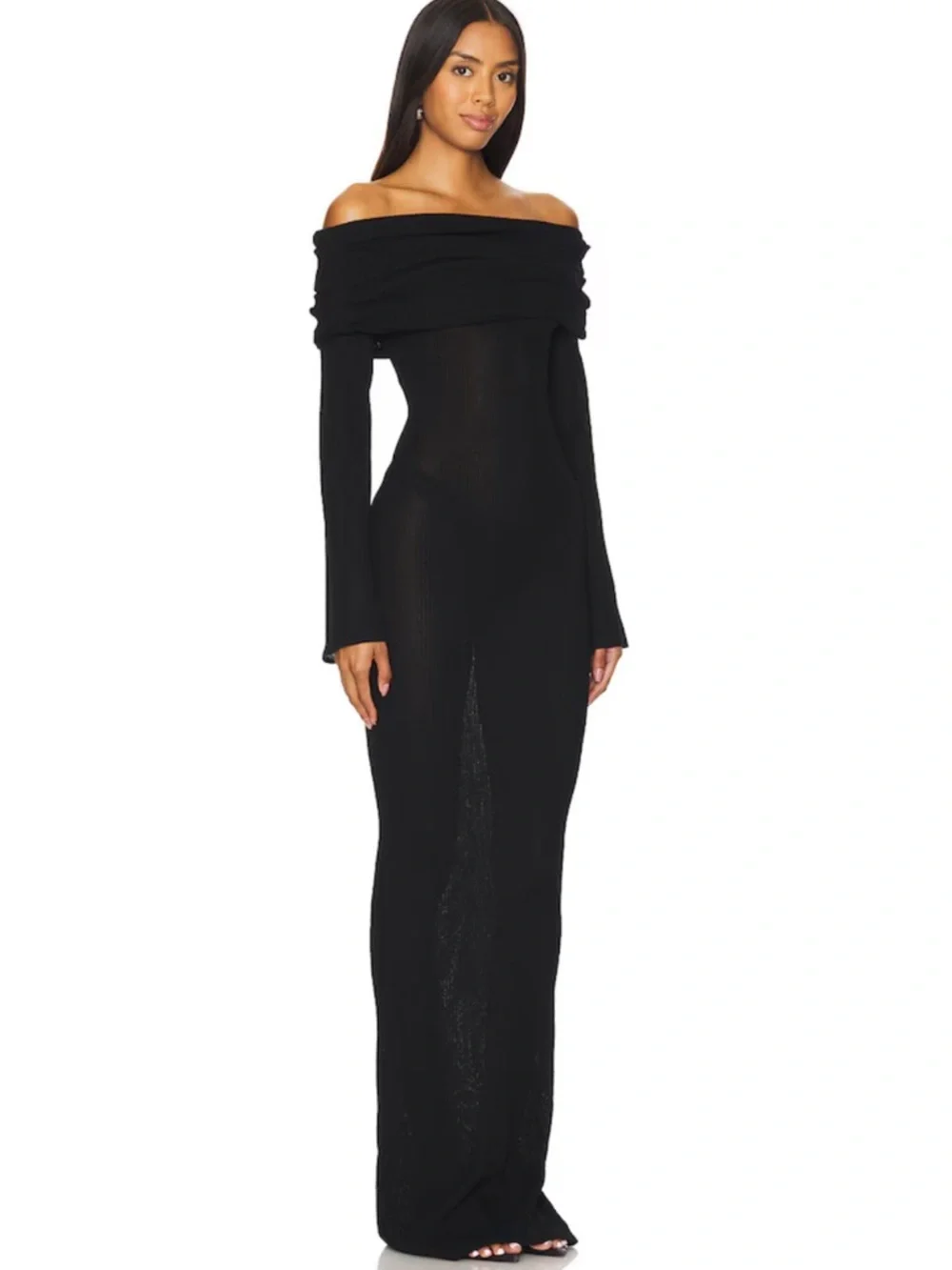 SEROYA Galleria Dress in Black - Picture 2 of 8